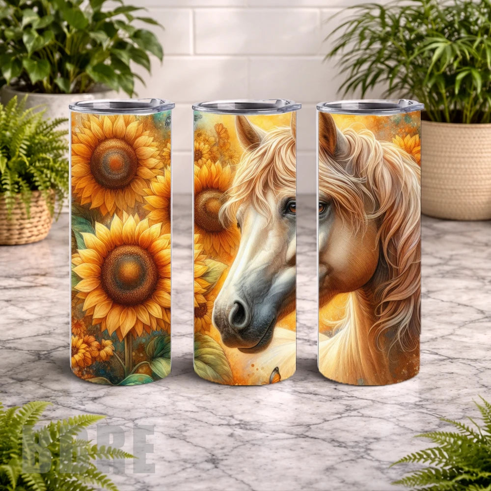 Sunflower Horse 4 15 OZ Straight Wrap