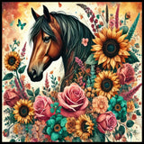 Floral Horse 21 15 OZ Straight Wrap