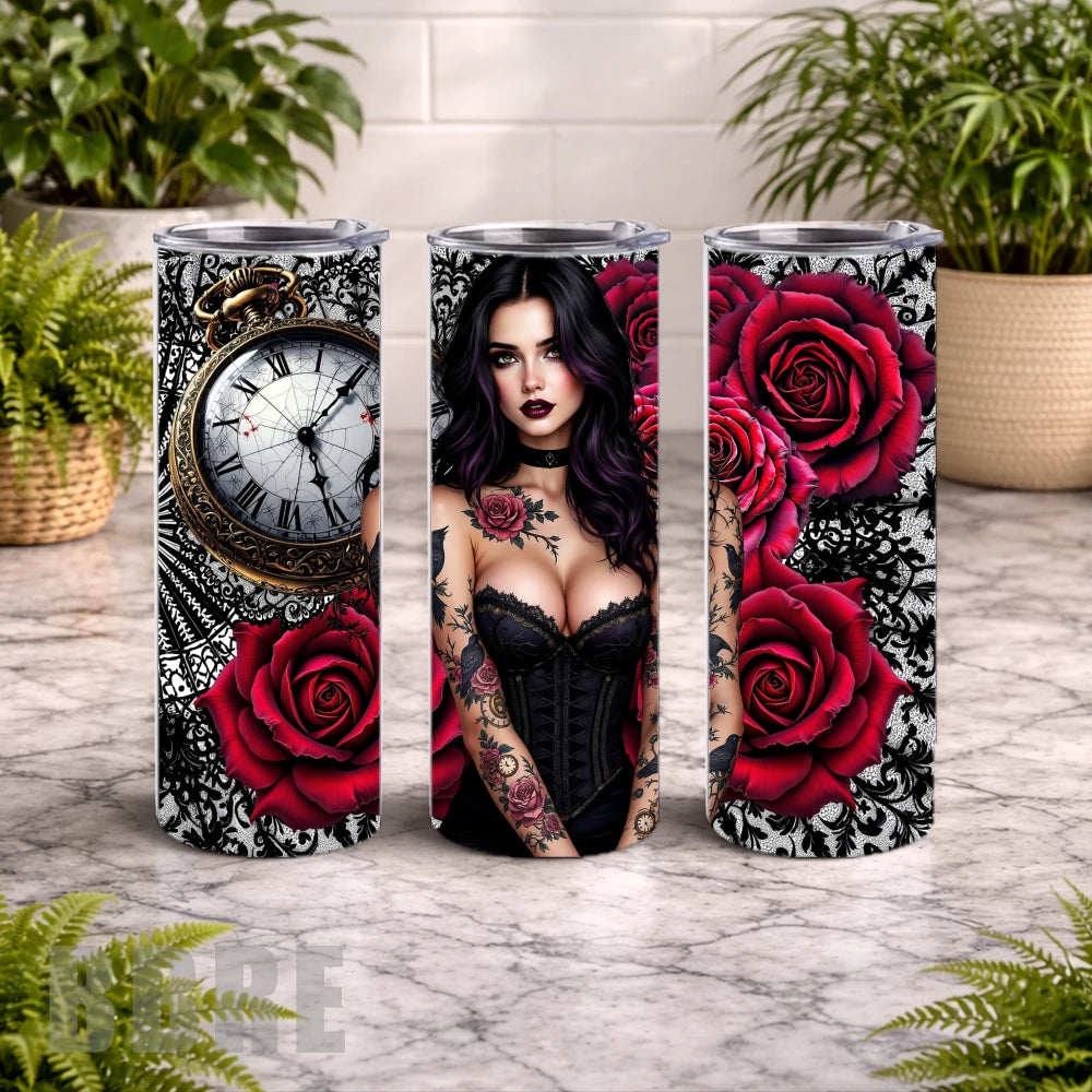 Gothic Rose 2 15 OZ Straight Wrap