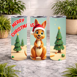 Kangaroo Christmas 15 OZ Straight Wrap