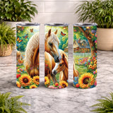 Sunflower Horses 15 OZ Straight Wrap