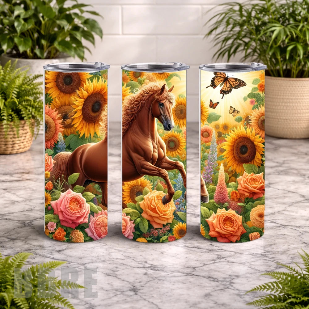 Sunflower Horse 5 15 OZ Straight Wrap