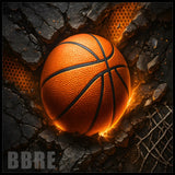 Basketball Burst 2 15 OZ Straight Wrap