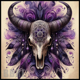 Buffalo Skull 11 15 OZ Straight Wrap