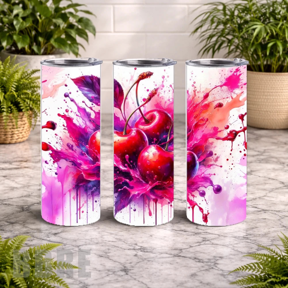 Cherry Splash 15 OZ Straight Wrap