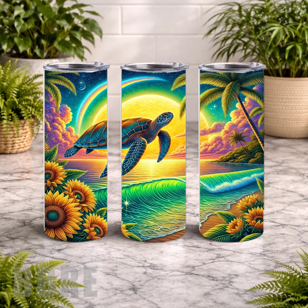 Tropical Turtle 24 15 OZ Straight Wrap