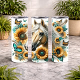 Sunflower Horse 11 15 OZ Straight Wrap