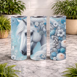Floral Unicorn 5 15 OZ Straight Wrap