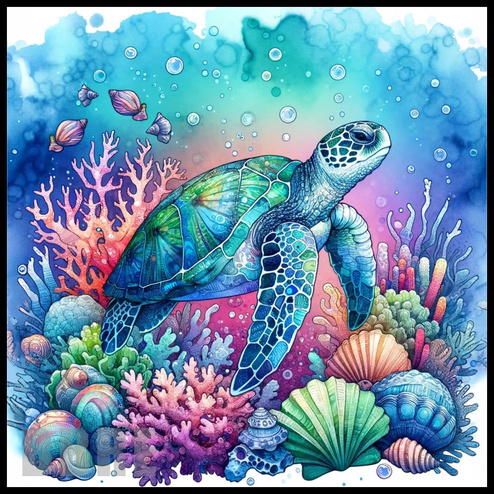 Ocean Turtle 10 15 OZ Straight Wrap