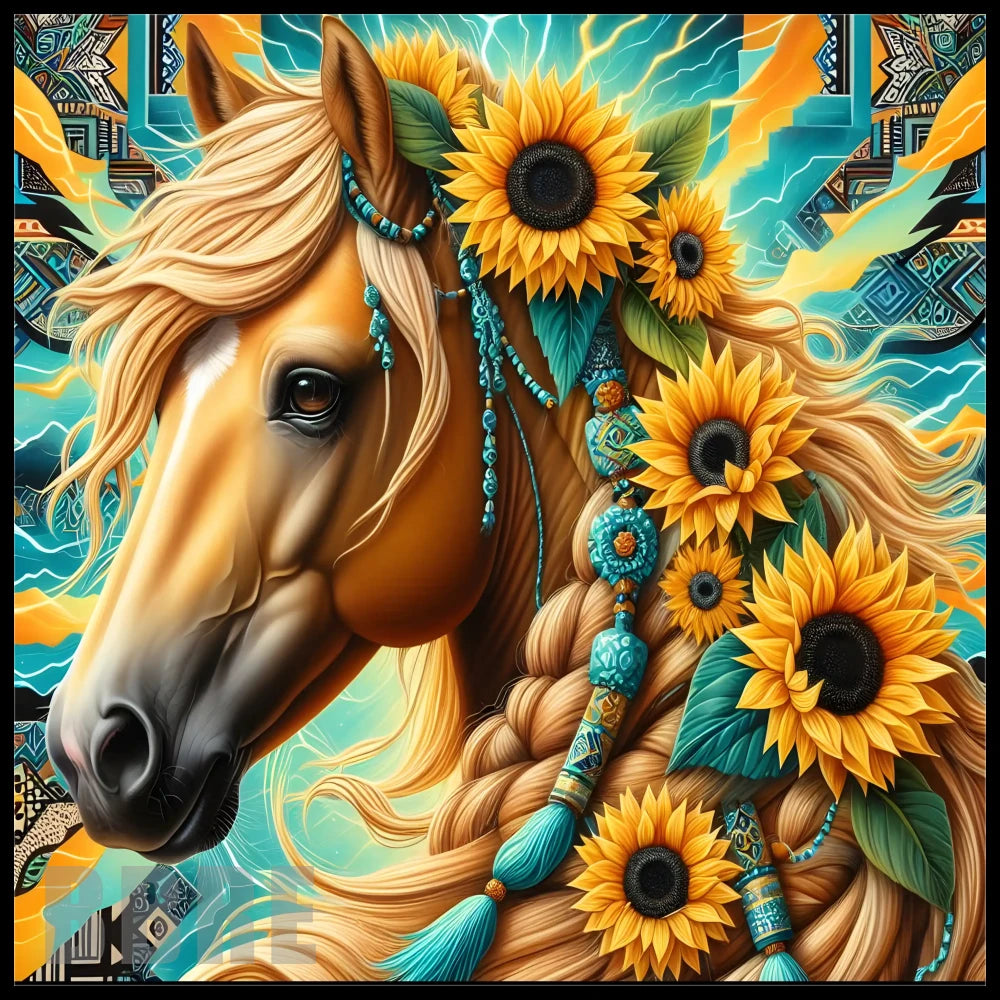 Sunflower Horse 13 15 OZ Straight Wrap