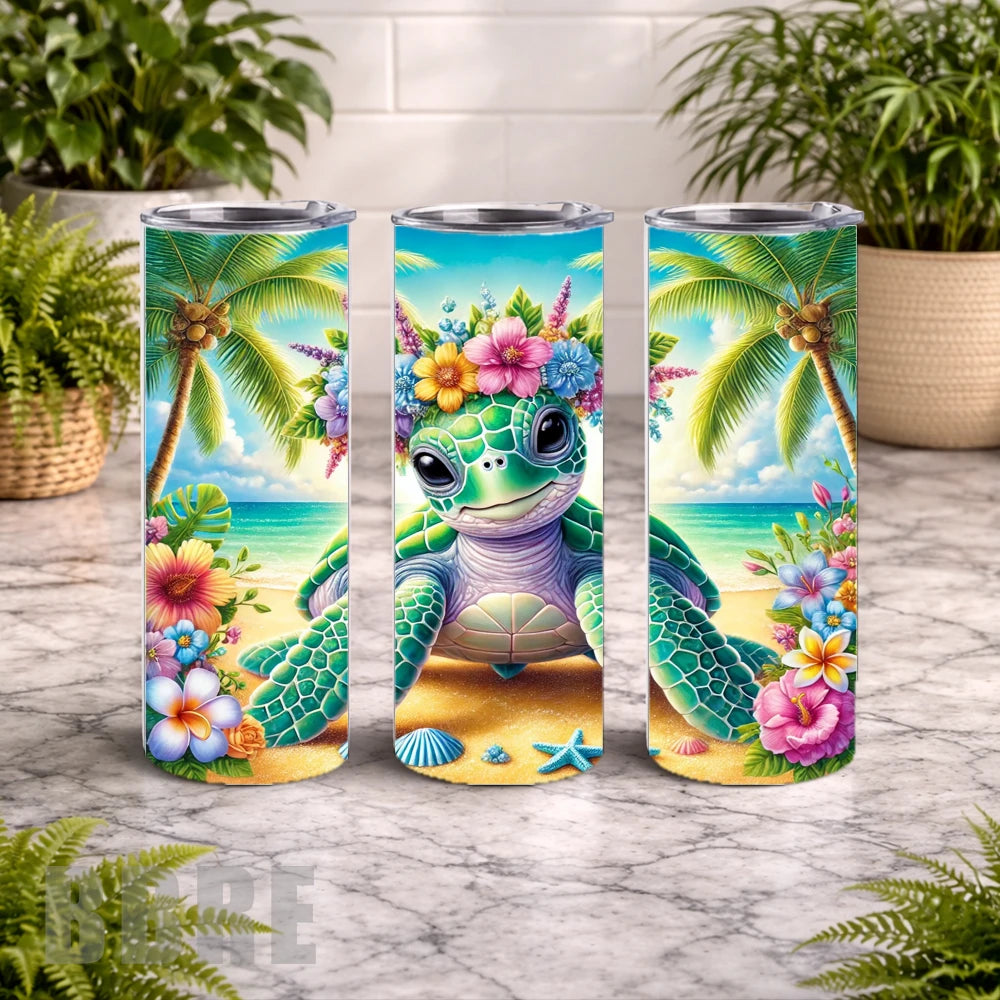Tropical Turtle 27 15 OZ Straight Wrap