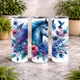Floral Horse 28 15 OZ Straight Wrap