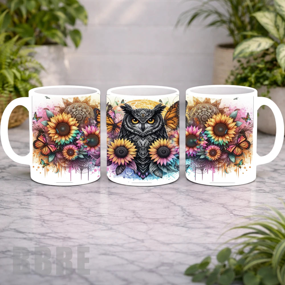 Owl Floral Mockup Product Photo