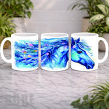 Blue Horse Mockup Product Photo