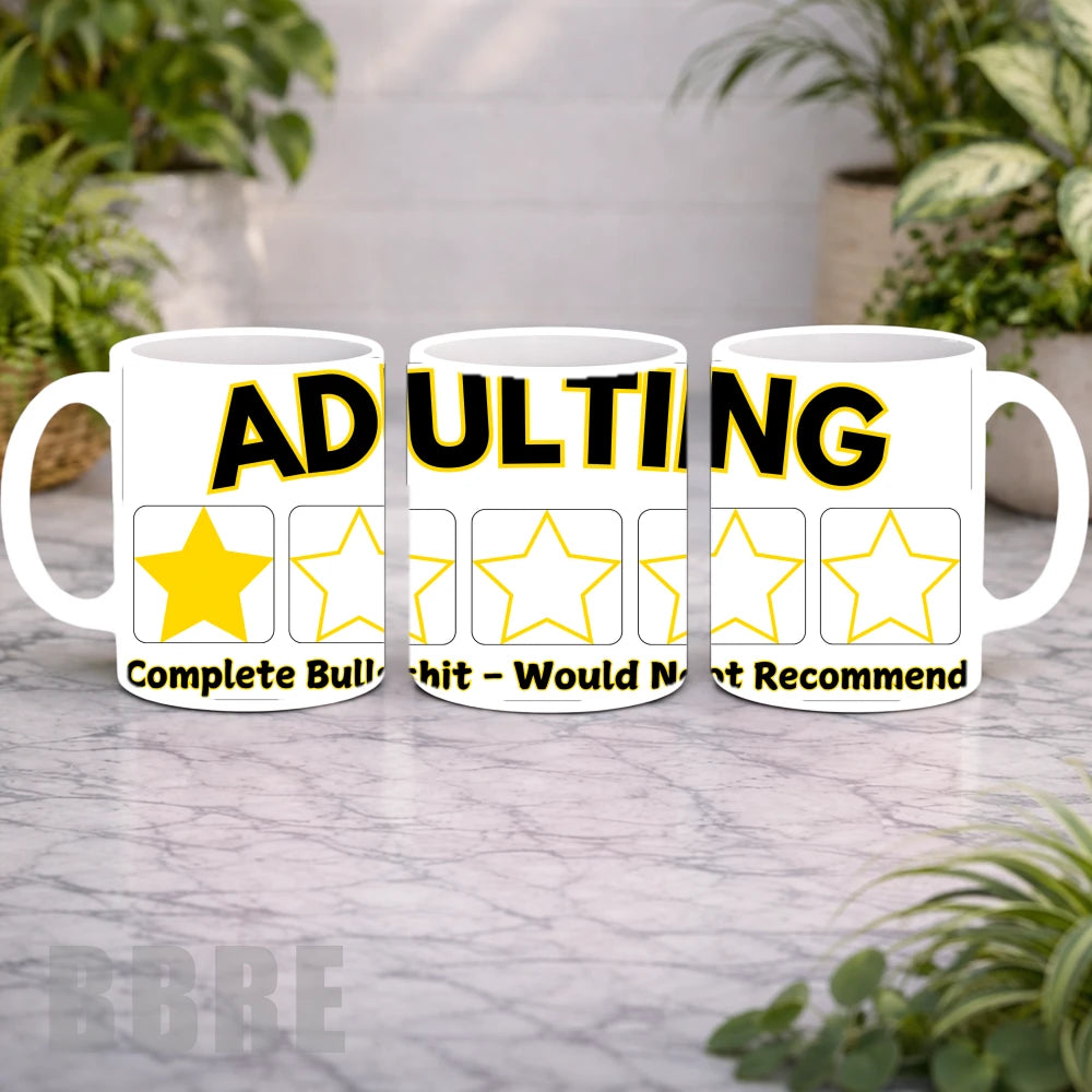Adulting Review Mockup Product Photo