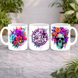 Floral Skull Mockup Product Photo