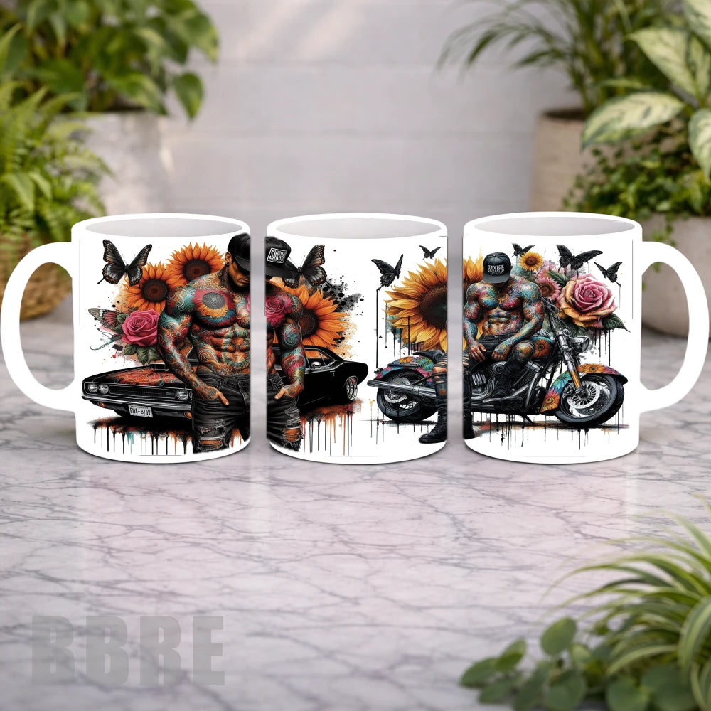 Tattooed Rider Mockup Product Photo