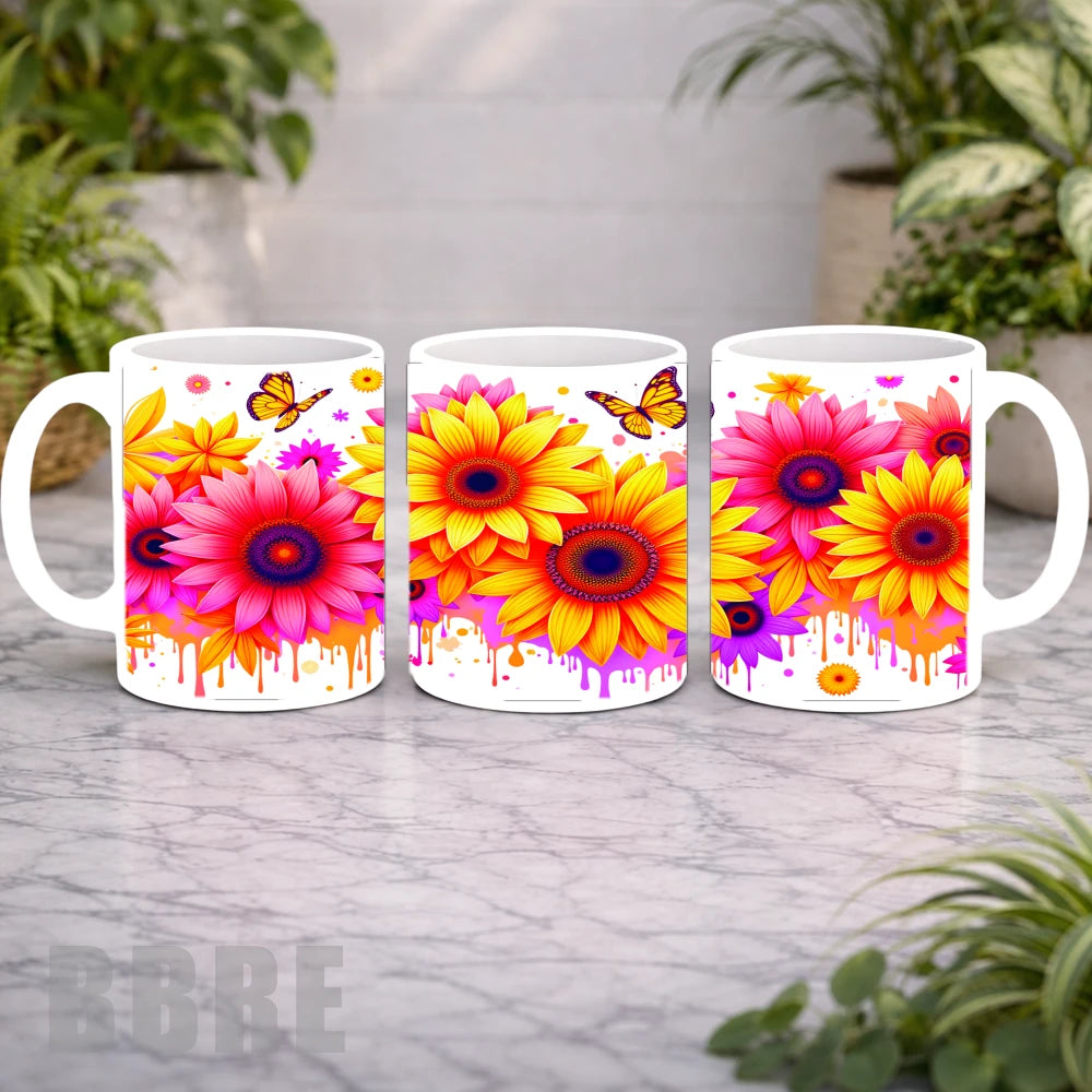 Floral Burst Mockup Product Photo