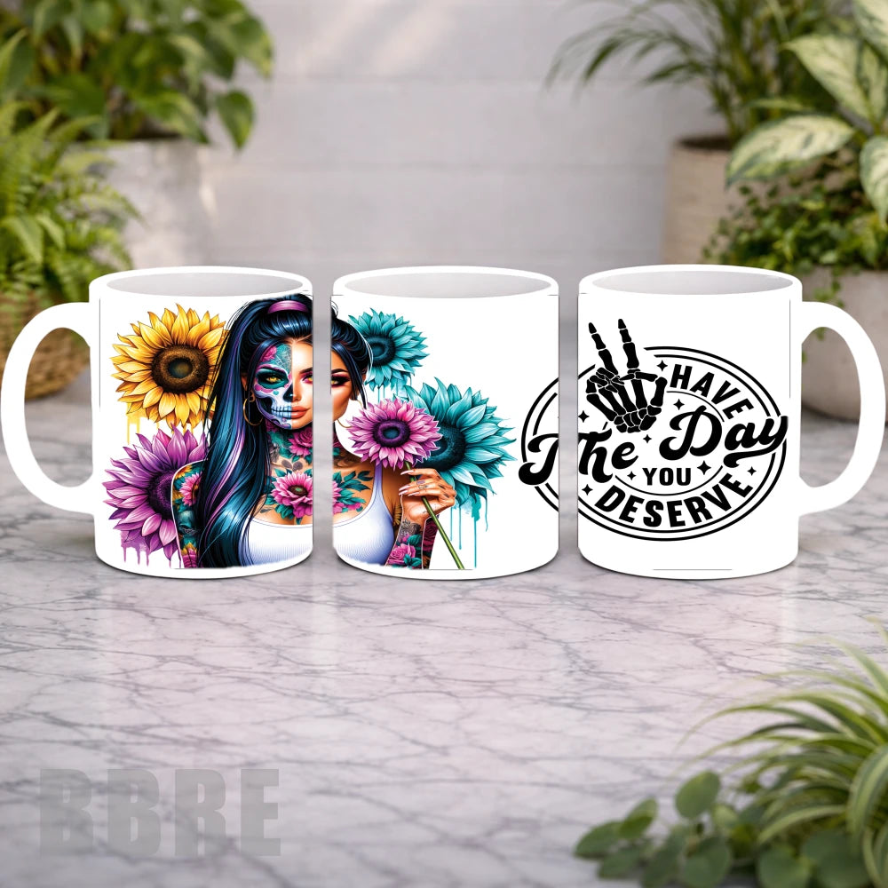 Floral Skull 2 Mockup Product Photo