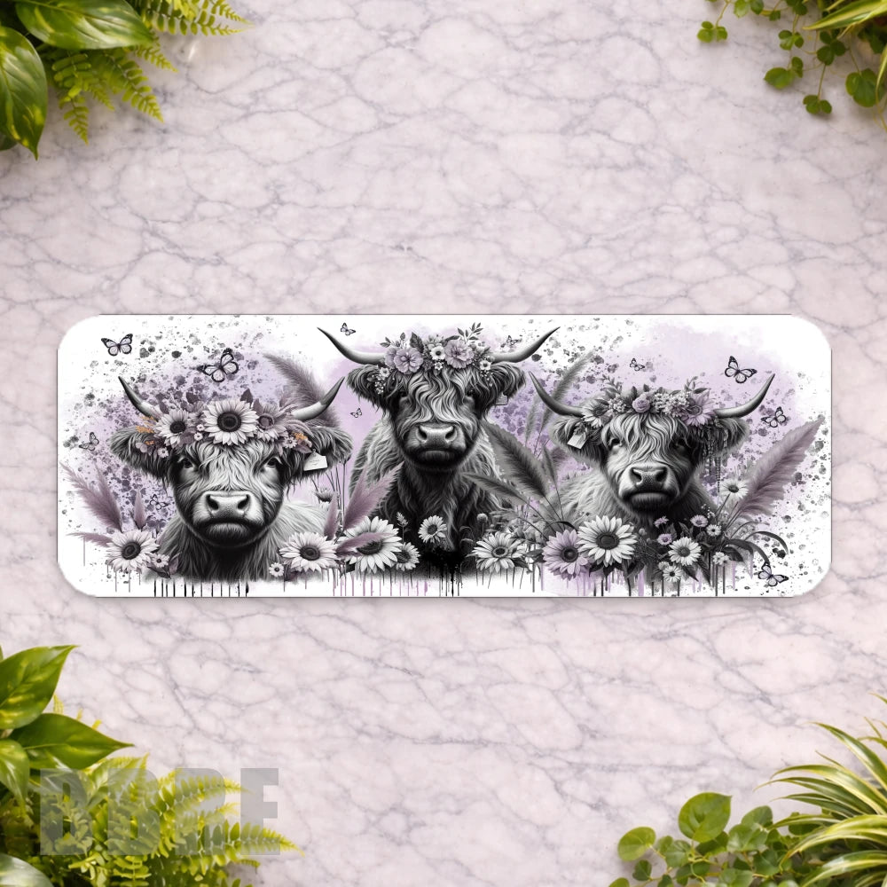 Floral Highland Cattle Main Product Photo