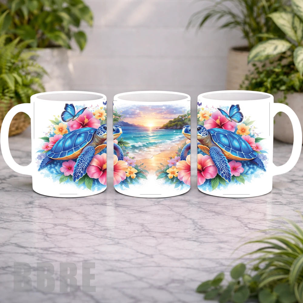 Tropical Turtles Mockup Product Photo