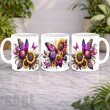 Butterfly Sunflowers Mockup Product Photo