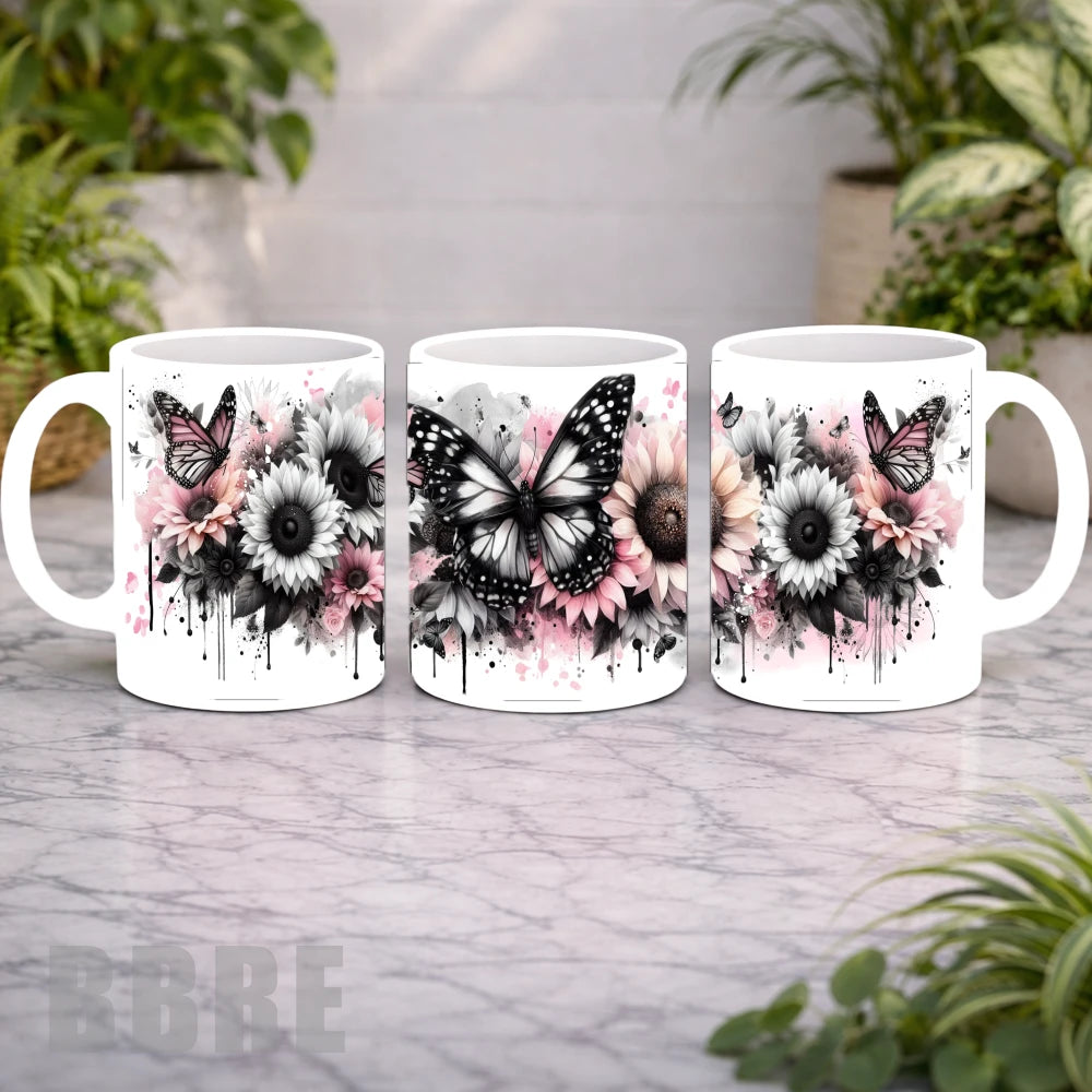 Butterfly Floral Mockup Product Photo