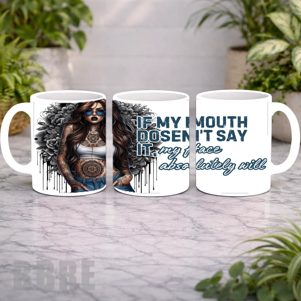 Tattooed Woman Mockup Product Photo