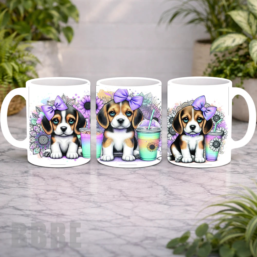Beagle Trio Mockup Product Photo