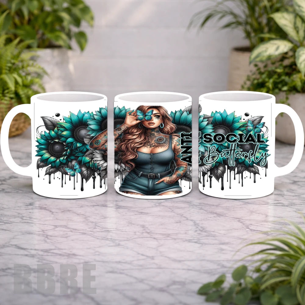 Social Butterfly Mockup Product Photo