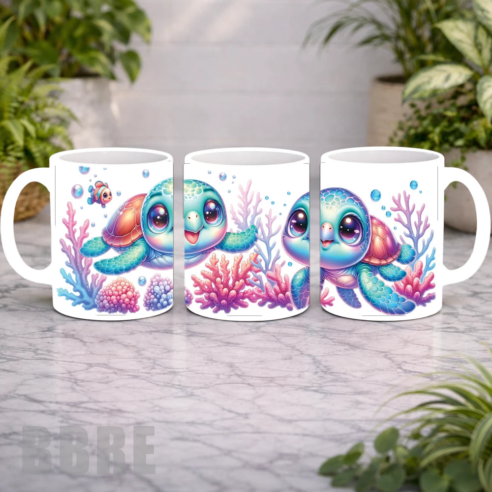 Cute Sea Turtles Mockup Product Photo