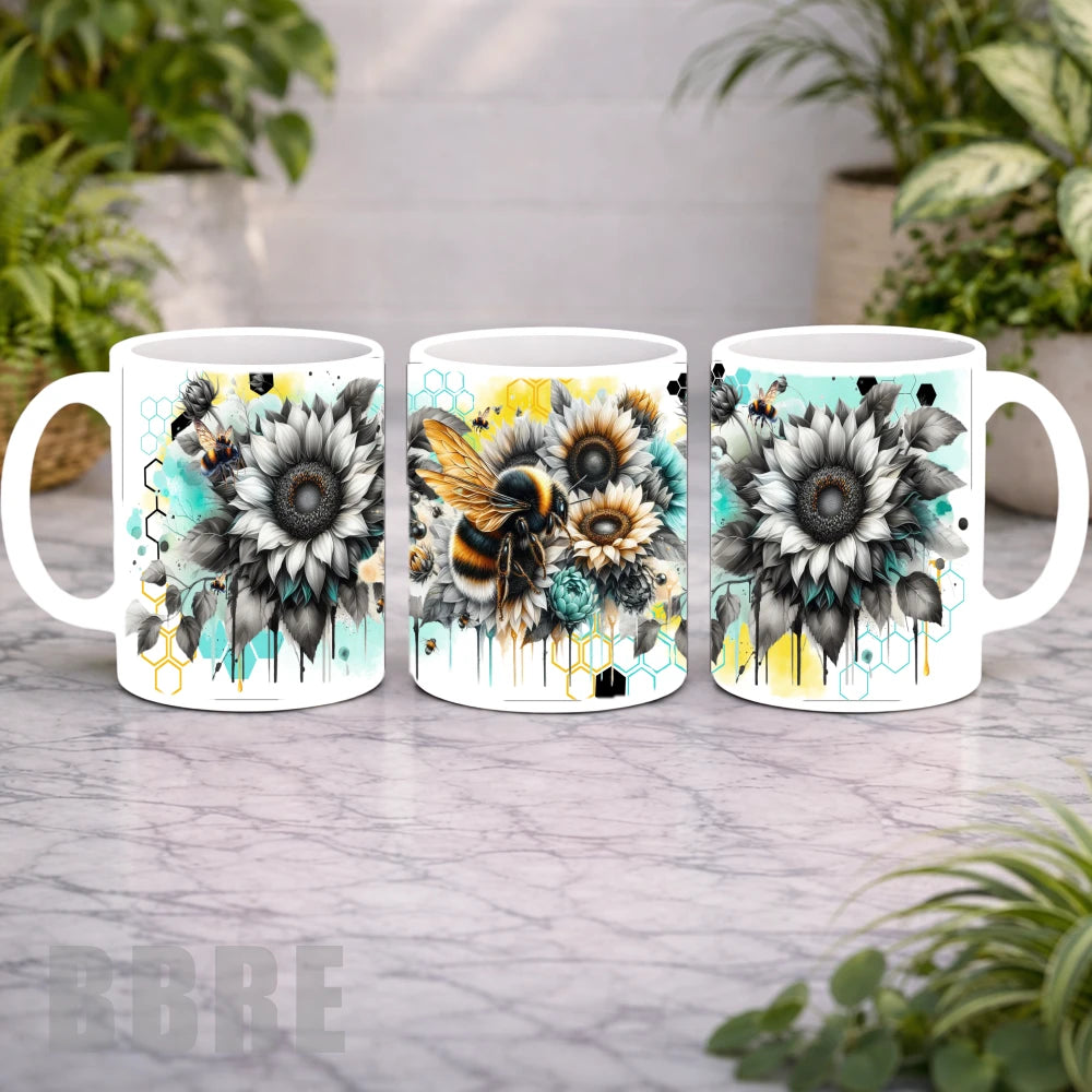 Bee Sunflowers Mockup Product Photo