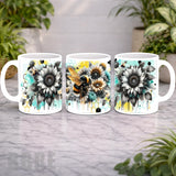 Bee Sunflowers Mockup Product Photo