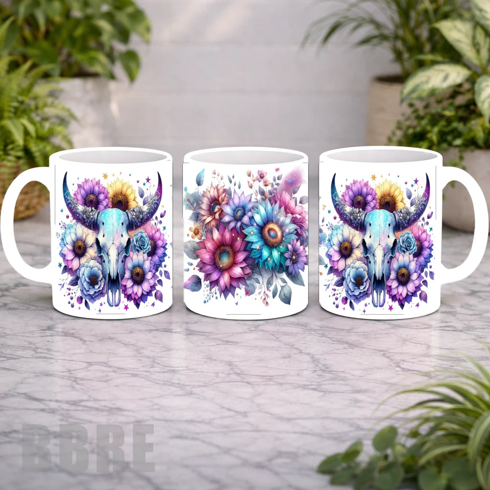 Floral Skull 7 Mockup Product Photo