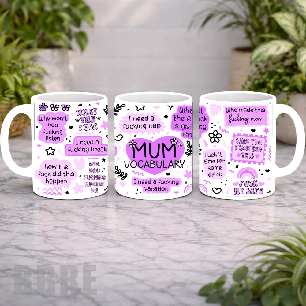 Mum Vocabulary Mockup Product Photo