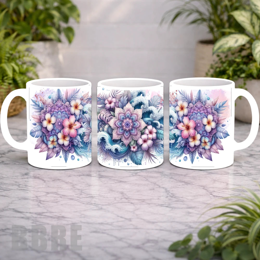 Floral Waves Mockup Product Photo