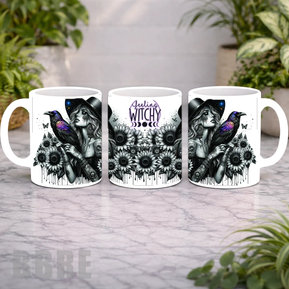 Witchy Sunflowers Mockup Product Photo