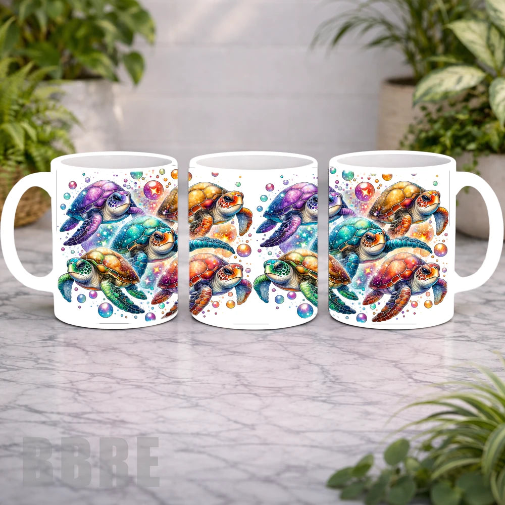 Colorful Turtles Mockup Product Photo