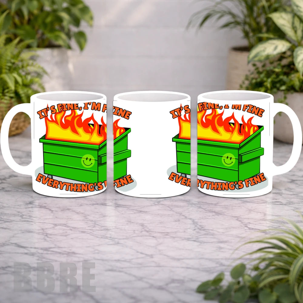 Fire Dumpster Mockup Product Photo