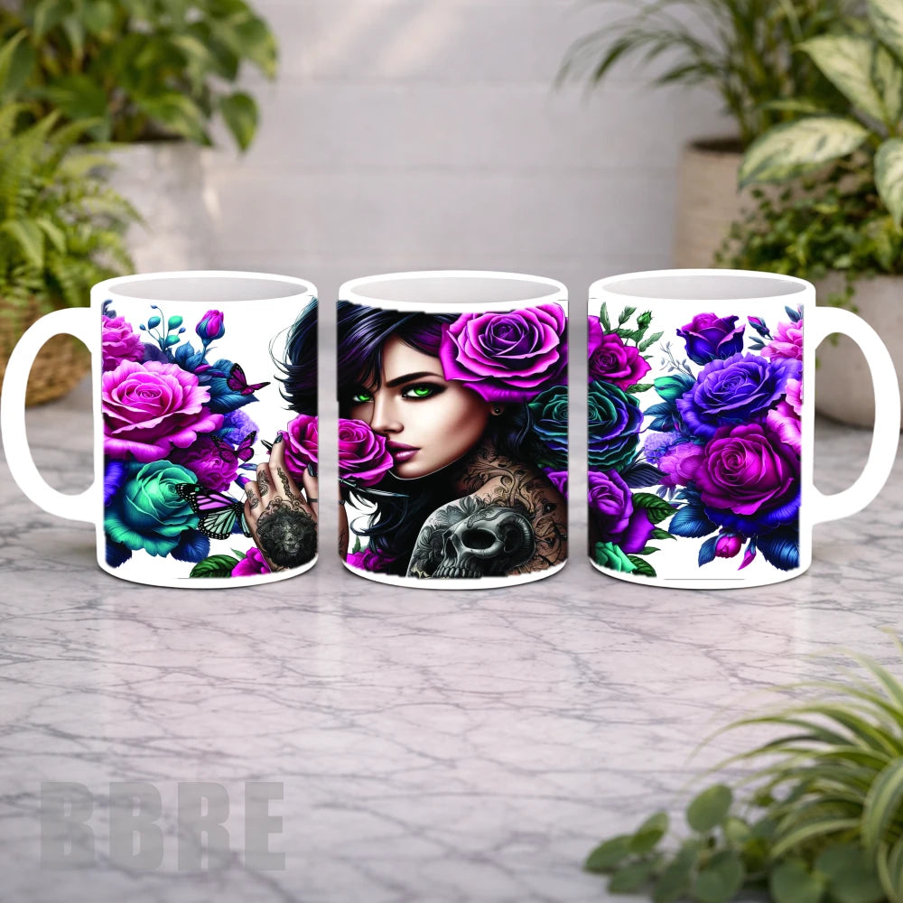 Floral Tattoo Mockup Product Photo