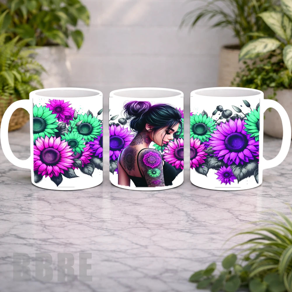Floral Portrait Mockup Product Photo