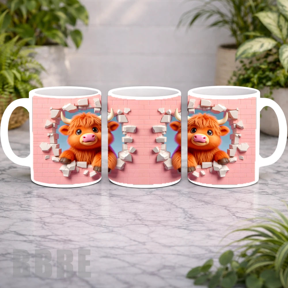 Cute Cows Mockup Product Photo