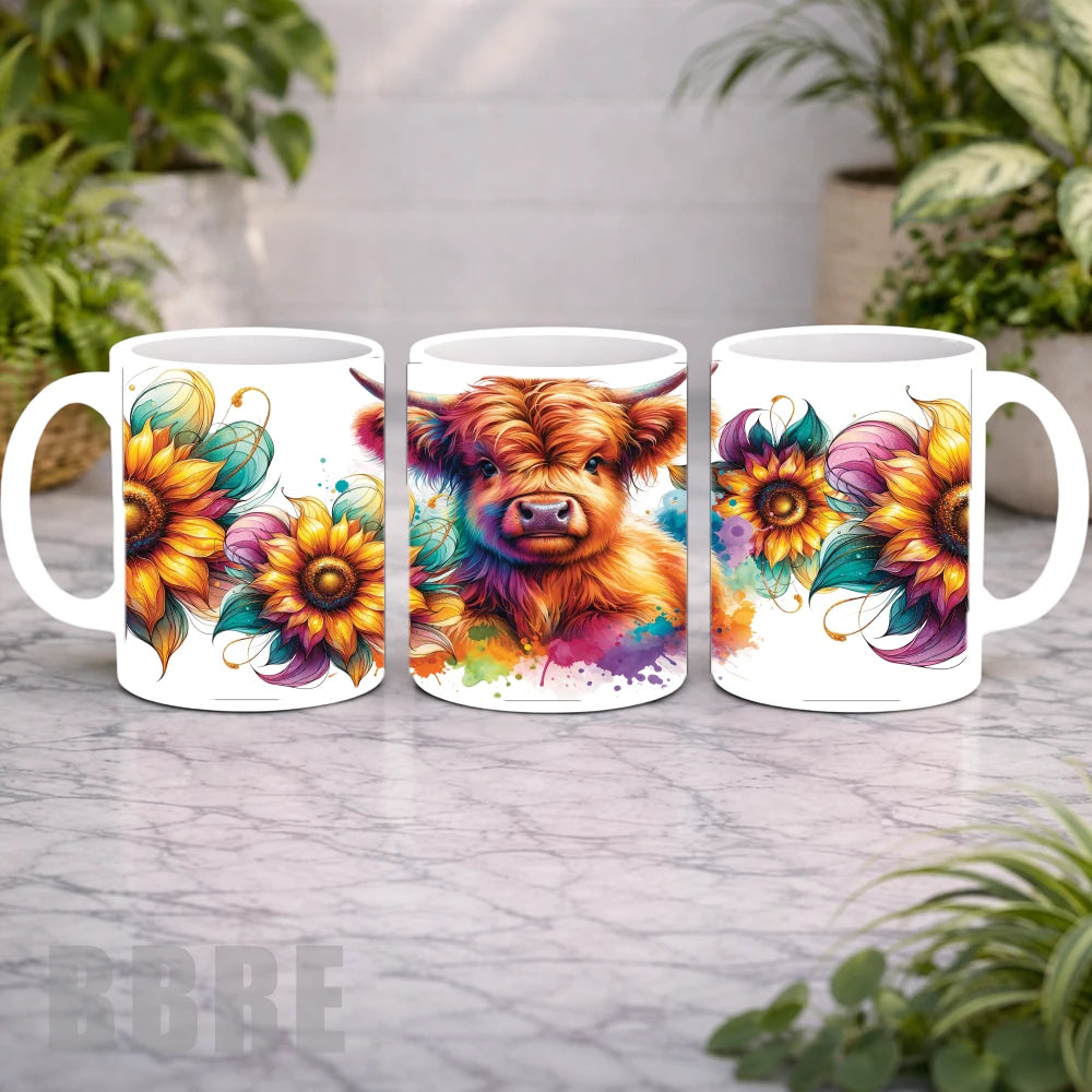 Highland Cow Mockup Product Photo