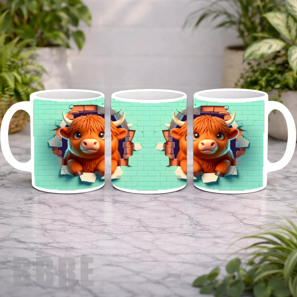 Cute Cattle Mockup Product Photo