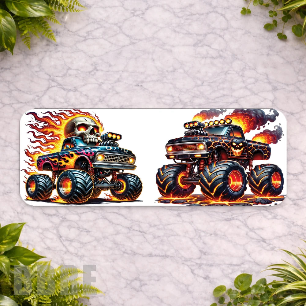 Flaming Monster Trucks Main Product Photo
