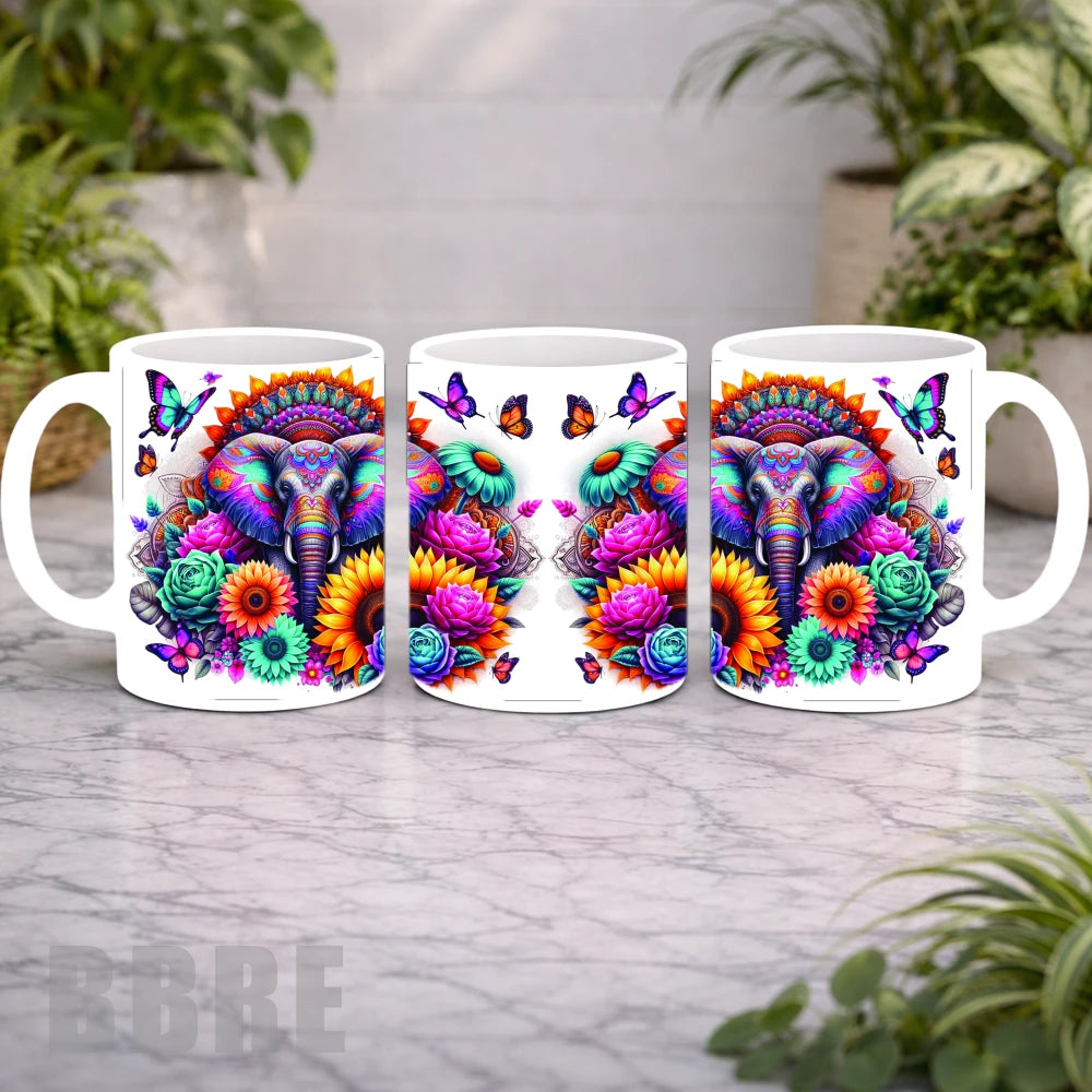 Colorful Elephant 2 Mockup Product Photo