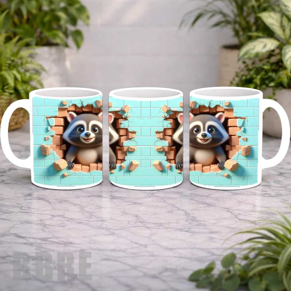Raccoon Duo 2 Mockup Product Photo