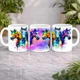 Colorful Horses Mockup Product Photo