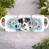 Puppy Floral Mockup Product Photo