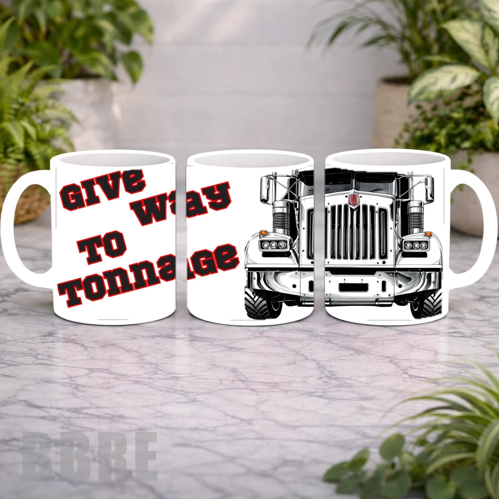 Truck Warning Mockup Product Photo